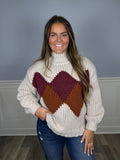 Muted turtle neck sweater
