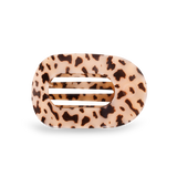 Round Flat Hair Clip | Medium | Blonde Tortoise