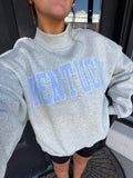 Kentucky appliqué mock neck