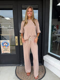 The Luxe Lounge Set-mocha