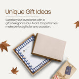 Photo Frame Avant Drops Blue & White 5x7