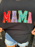 MAMA sparkle patch tee