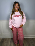 Xoxo appliqué crewneck