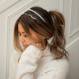 Women's Headbands | Blue Headband | Pearl headband | Set