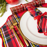 Nutcracker Toile Reversible Scalloped Placemat