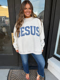 Jesus/God is good mockneck sweatshirt