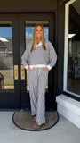 Harbor stripe set- navy
