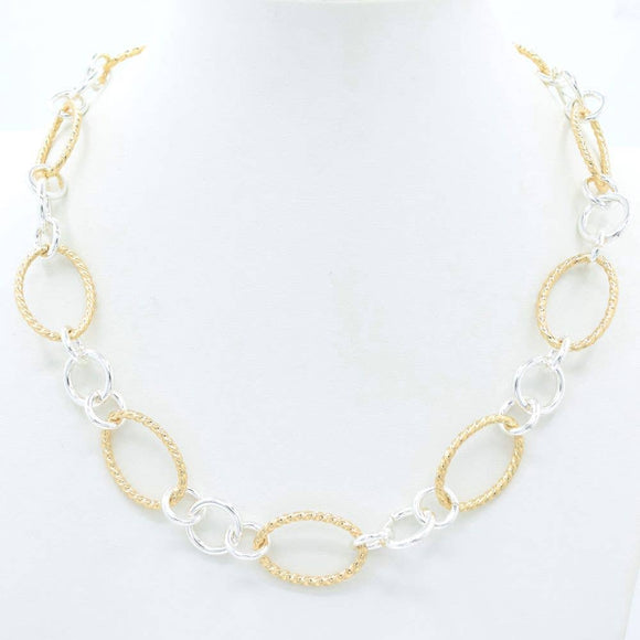 Gold and Silver Multi Link 16