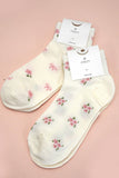 WOMAN BOW FLOWER BOW MIX SOCKS | 40S02060: Bow Flower