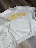 Mother/ COOL MOM reversible mock neck