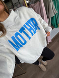 Mother/ COOL MOM reversible mock neck