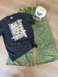 She Will Not Fear Camo Cross Tee