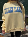 Dilly Dally/ lolly Gag reversible mock neck