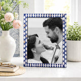 Photo Frame Avant Drops Blue & White 5x7