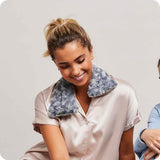 Curly Gray Warmies Neck Wrap Travel and wellness Gift