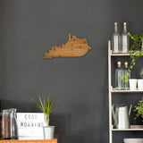 Kentucky State-Shaped Bamboo Serving & Cutting Board