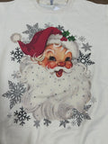 Vintage Santa rhinestone crewneck