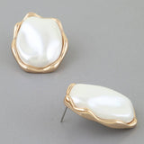 Luxury Hammered Stud Earrings: GCR