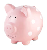 Polka Dot Piggy Bank: Pink