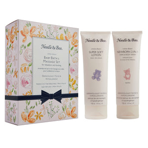 Baby Bath & Massage Fragrance Free Gift Set