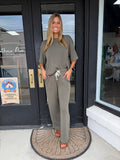 The Luxe Lounge Set- olive