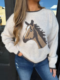 Horse head sweater