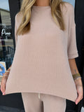 The Luxe Lounge Set-mocha