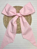 Newborn Bow Sash: Solid Light Pink