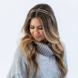 Women's Headband | Gold Headband | Thin Headband