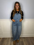 Barrel medium wash overall
