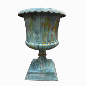 Cast Aluminum Slender French Urn set of 2