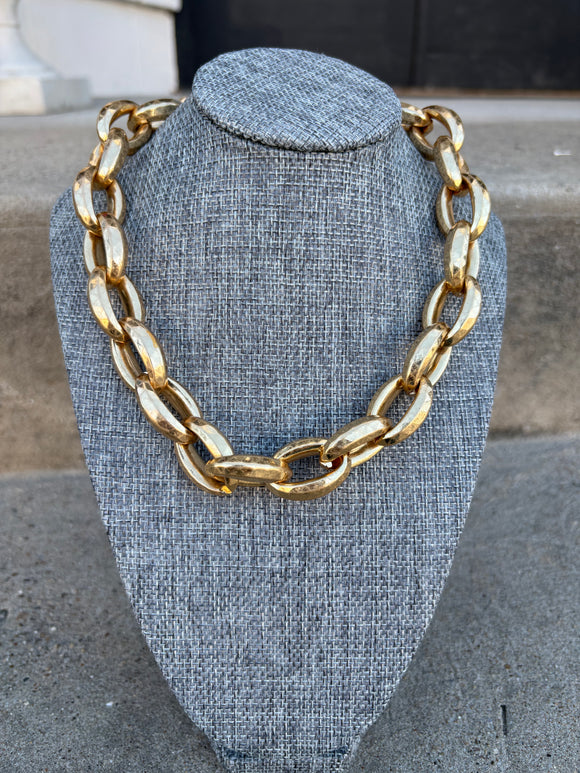 Gold layered chain 16”-18” necklace
