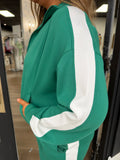 Scuba zip up jacket- green
