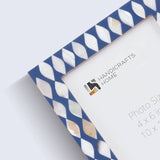 Photo Frame Avant Drops Blue & White 5x7