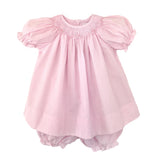 Bishop Zig-Zag Smocked Dress: Newborn
