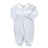 Smocked Knit Convertible Bag - 2 Colors!: Blue / Newborn