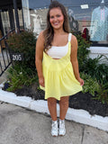 Lemon Drop Layered Dress