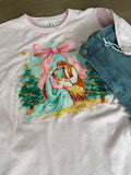 Watercolor nativity scene Tee