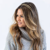 Women's Headband | Gold Headband | Thin Headband