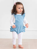 Girls Pink Bows Patterned Footless Ruffle Tights: Pink / 0-6m