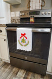 Nutcracker Crest Scalloped Tea Towel