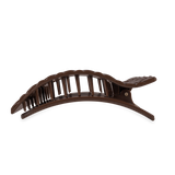 Flat Rectangle Hair Clip | Large | Truly Taupe Quilted