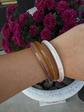 Brown Acrylic Thin Set of 3 Bangles