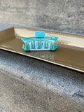 Classic Totally Turquoise Medium Claw Hair Clip