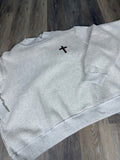 Cross / JESUS SAVES reversible mock neck