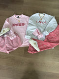 Xoxo appliqué crewneck