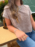 Cocoa mineral wash tee