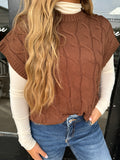 Chestnut knit sweater