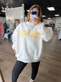Mother/ COOL MOM reversible mock neck