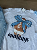 Mustang football crewneck